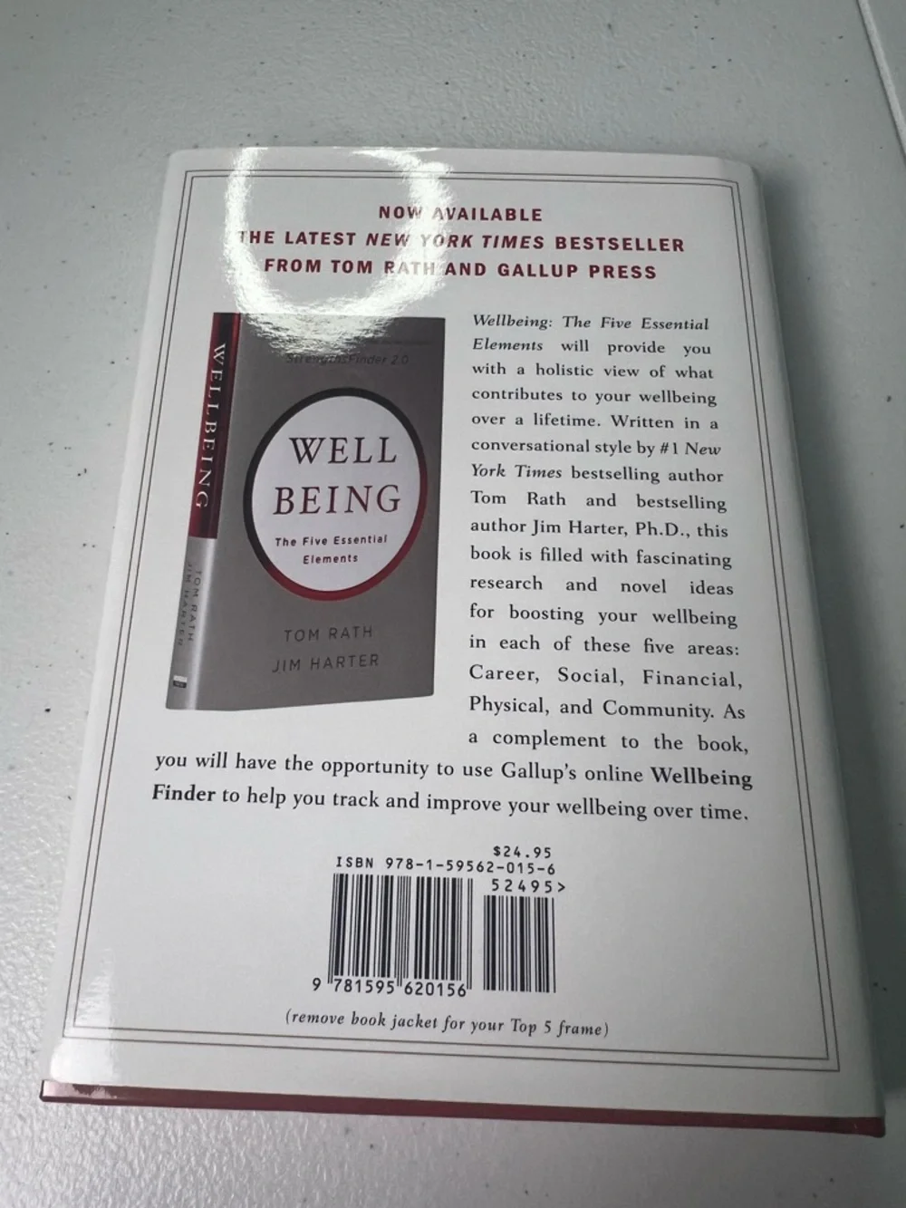 Strengths Finder 2.0 by Tom Rath - White Cover with Maroon Text